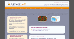 Desktop Screenshot of admecell.com