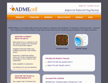 Tablet Screenshot of admecell.com